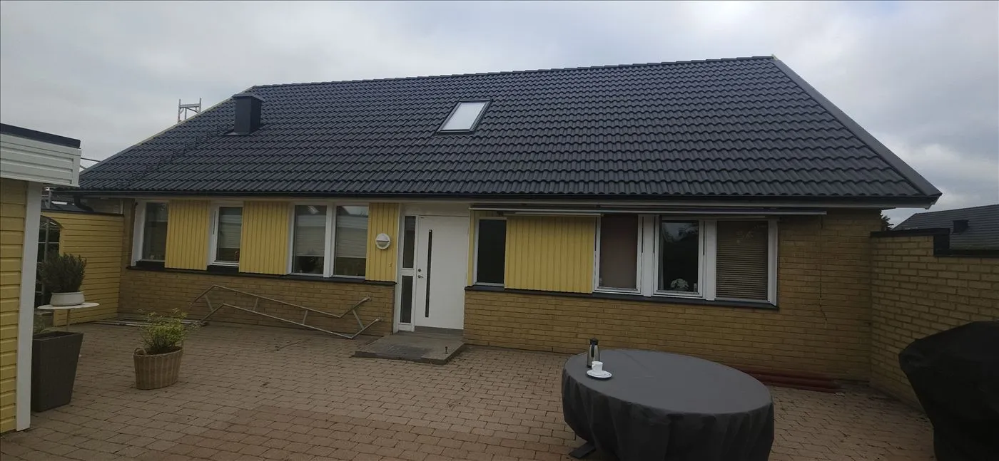 Betongtak efter renovering – Kävlinge, Skåne